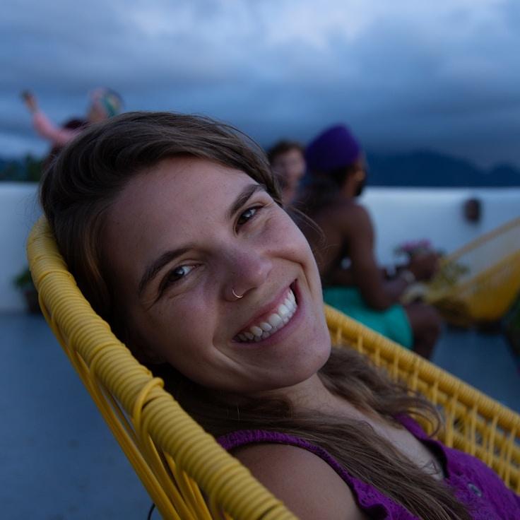 Portrait of Mira Santos, group coordinator and fusion cooking expert